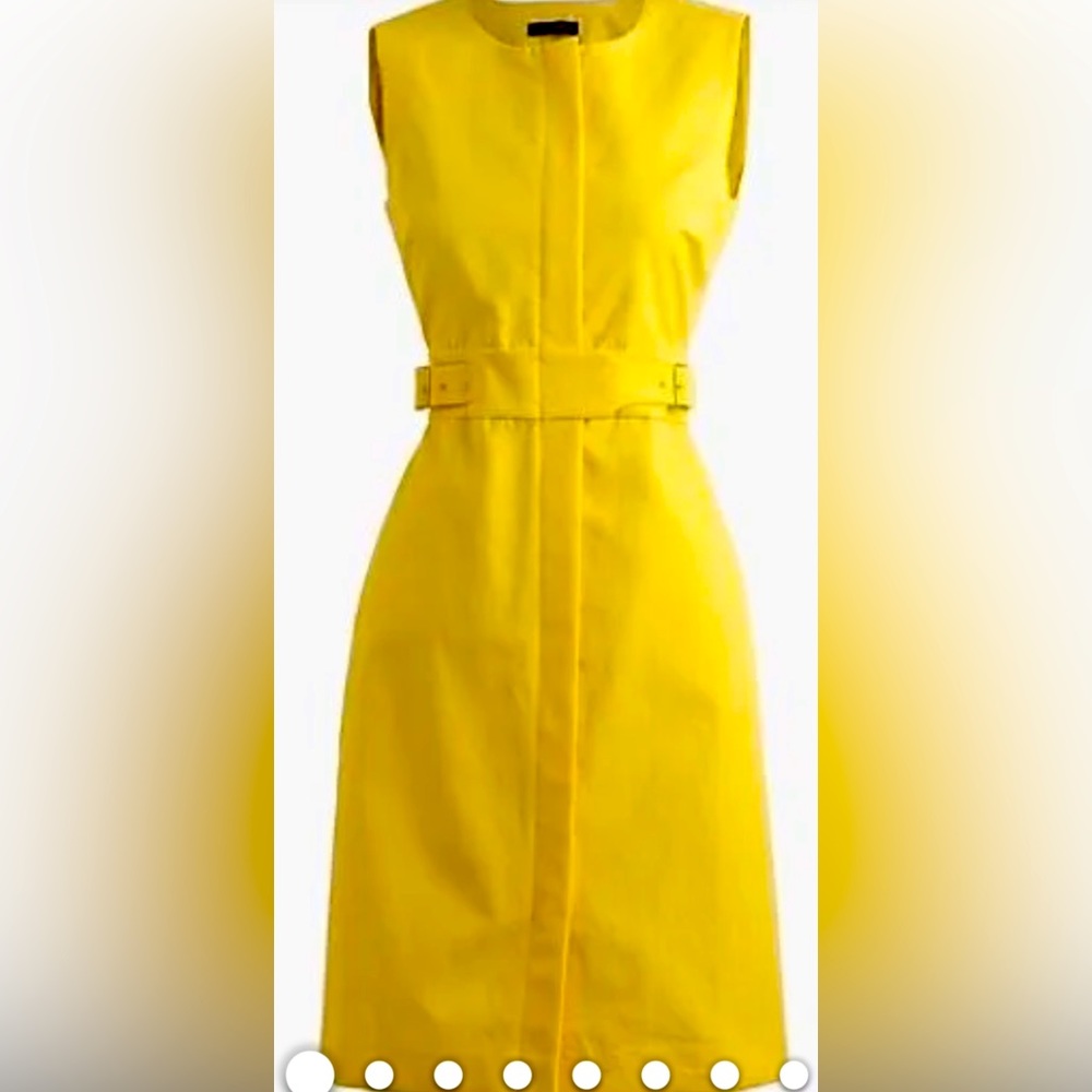 J Crew yellow Dress Petite 6.